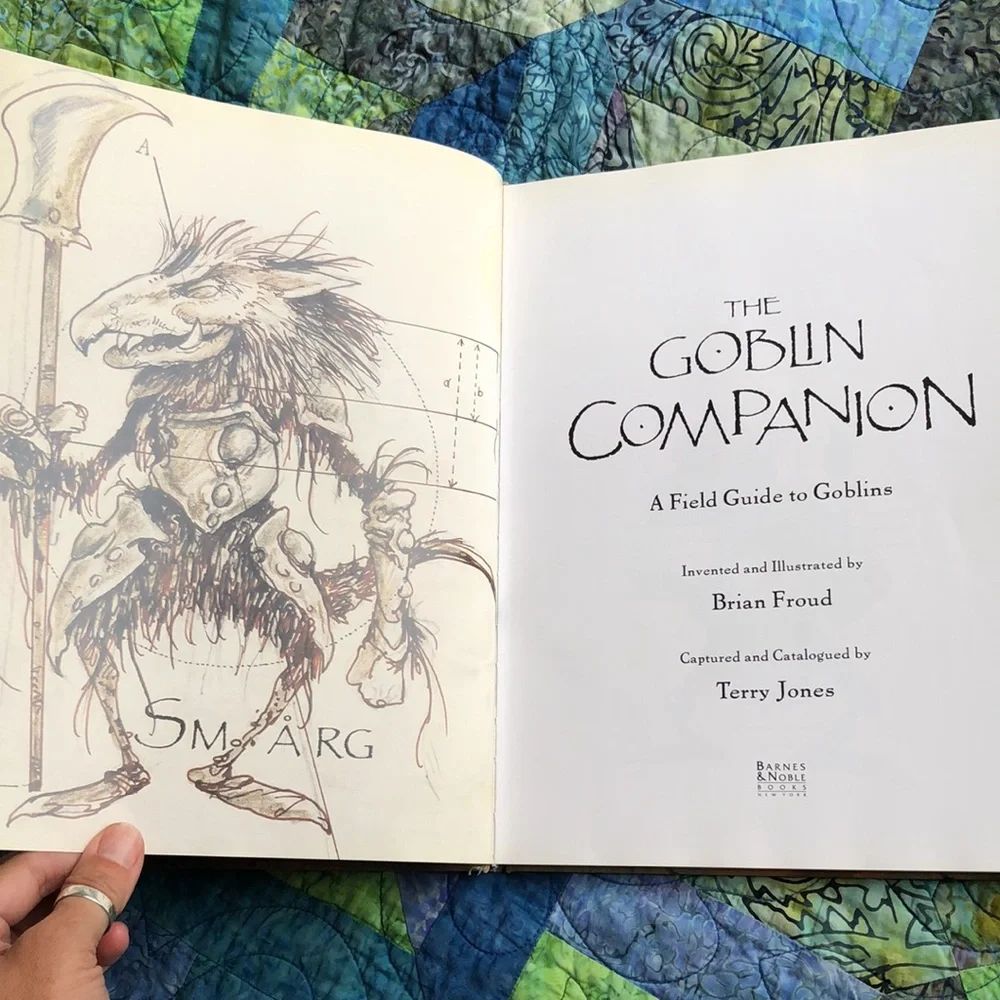 Froud Goblin Companion HC Book Field Guide Labyrinth Fantasy Whimsigoth